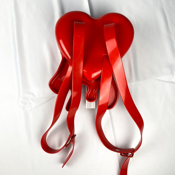 Mini Melissa Bag Jelly Pop Melting Heart Red - Picture 2 of 11